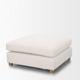 Halston Large Ottoman Oatmeal Performance Fabric from Mercana - Luna Furniture