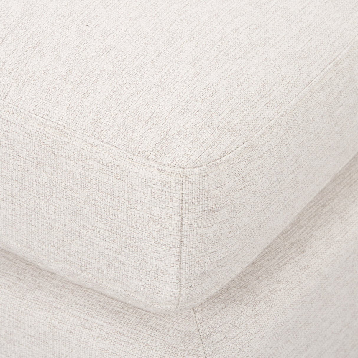 Halston Large Ottoman Oatmeal Performance Fabric from Mercana - Luna Furniture