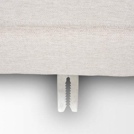 Halston Large Ottoman Oatmeal Performance Fabric from Mercana - Luna Furniture