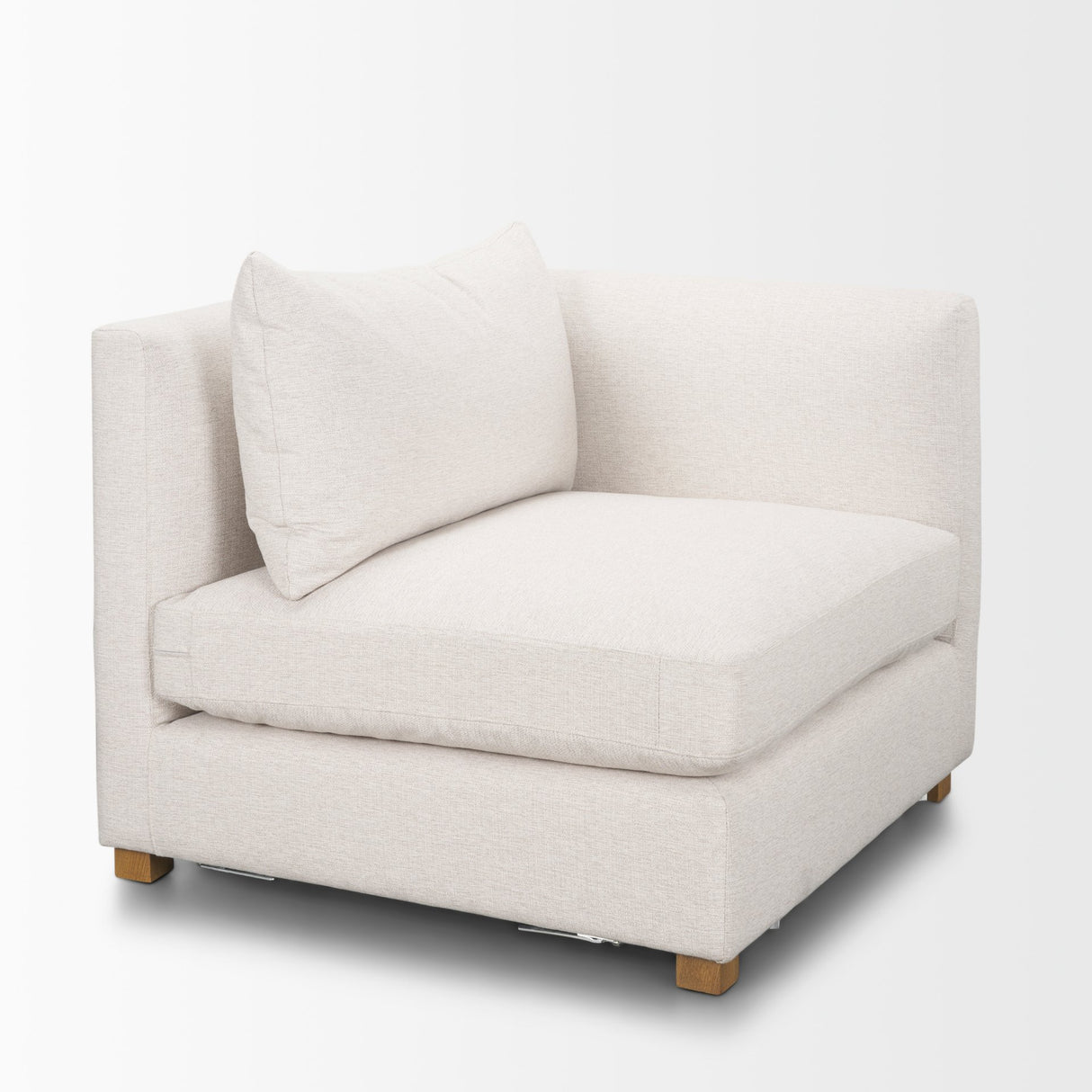 Halston Right Arm Sectional Piece Oatmeal Performance Fabric from Mercana - Luna Furniture