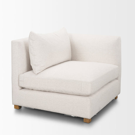Halston Right Arm Sectional Piece Oatmeal Performance Fabric from Mercana - Luna Furniture