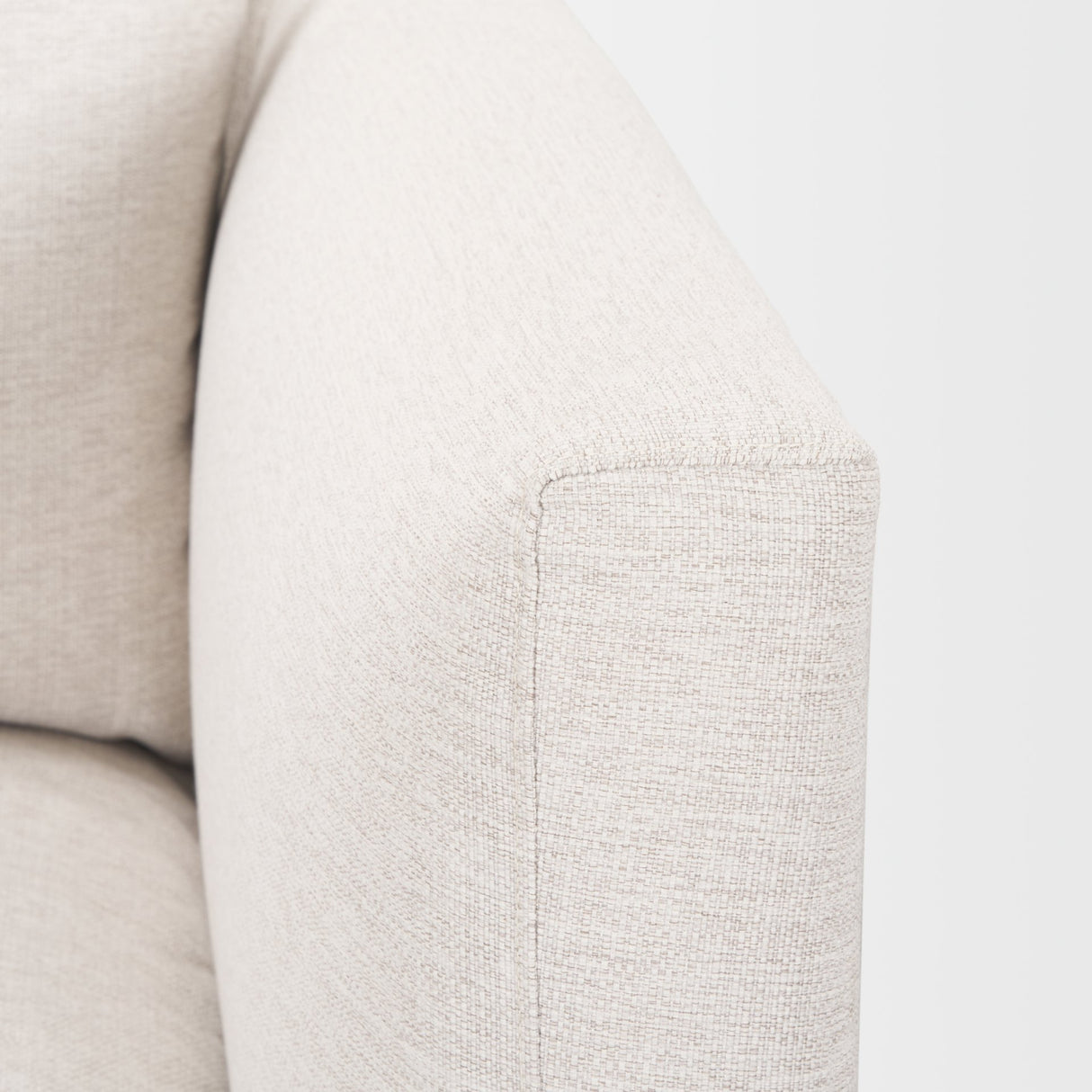 Halston Right Arm Sectional Piece Oatmeal Performance Fabric from Mercana - Luna Furniture
