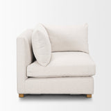 Halston Corner Sectional Piece Oatmeal Performance Fabric from Mercana - Luna Furniture