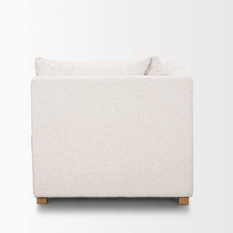 Halston Corner Sectional Piece Oatmeal Performance Fabric from Mercana - Luna Furniture