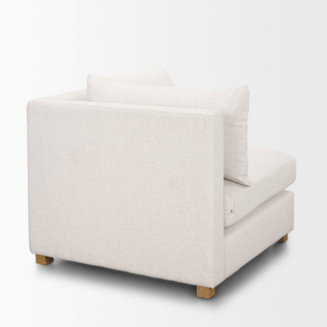 Halston Corner Sectional Piece Oatmeal Performance Fabric from Mercana - Luna Furniture