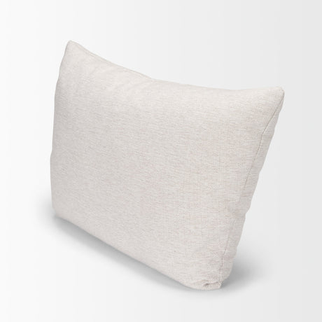 Halston Arm Pillow in Oatmeal Performance Fabric from Mercana - Luna Furniture