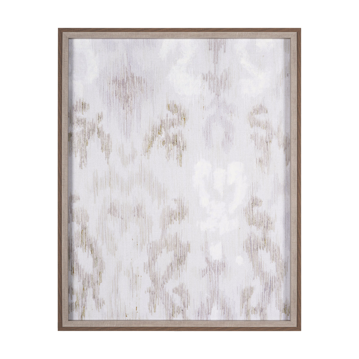Ikat Patterns I by Silvia Krause a Hand Embellished Textured Framed Art Print from Mercana - Luna Furniture