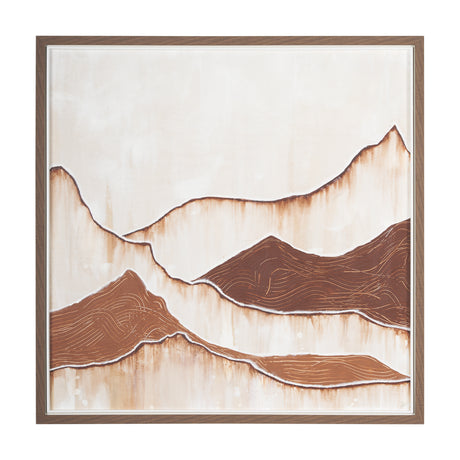 Red Rock View by Studio M a handmade Original Framed Artwork under Glass from Mercana - Luna Furniture