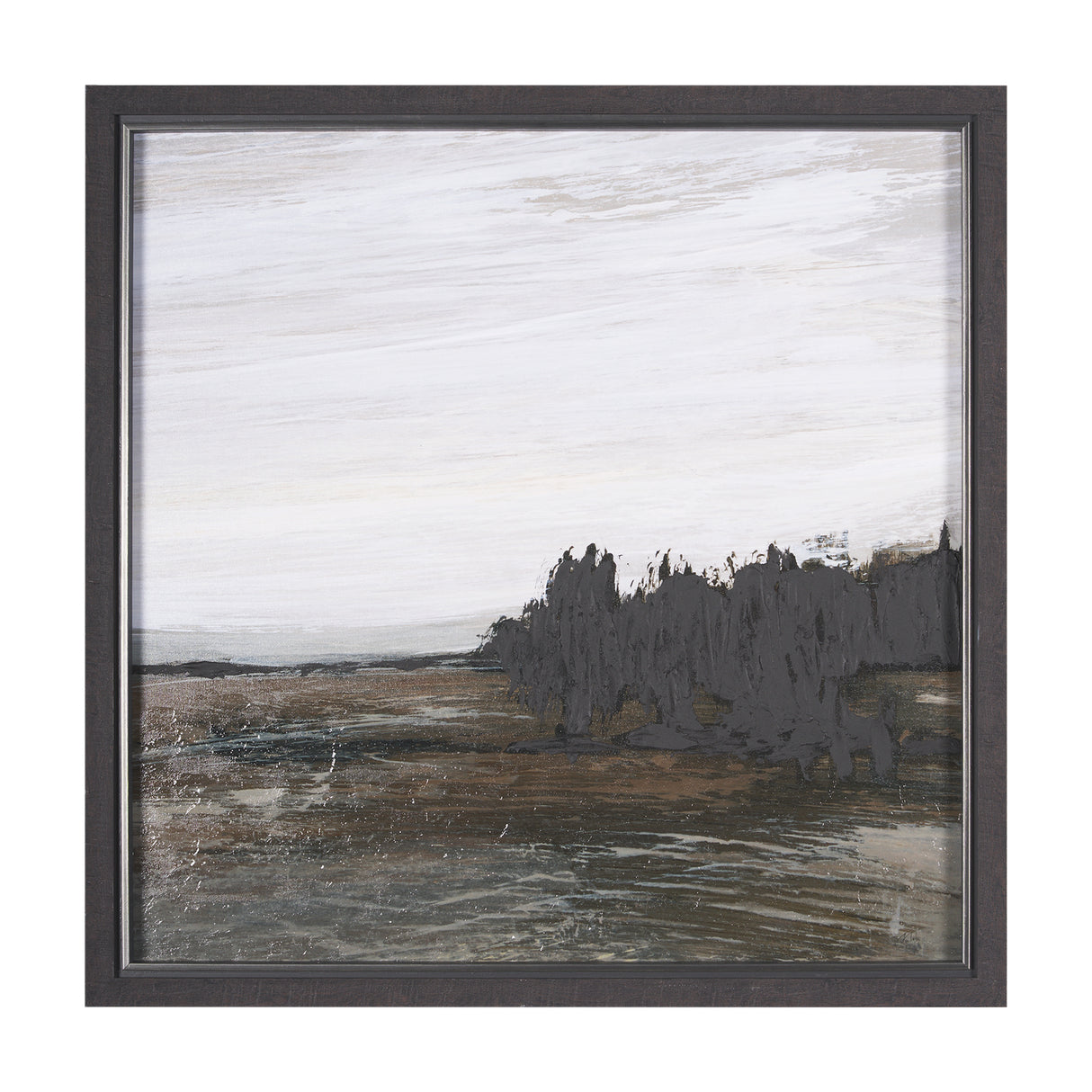 Cloudy Day II by Mercana Studio a Hand Embellished Textured Framed Art Print from Mercana - Luna Furniture