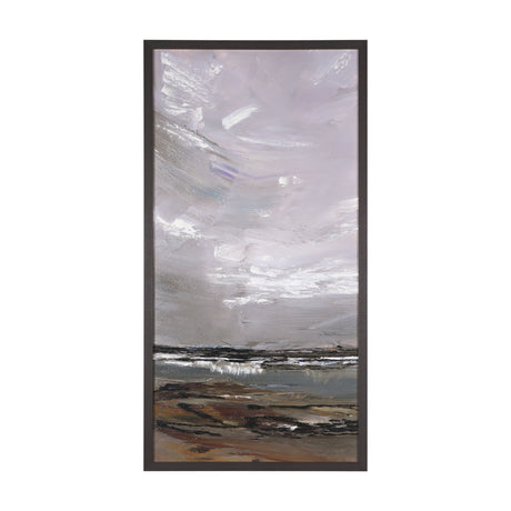 Grey Day I by Mercana Studio a Hand Embellished Textured Framed Canvas from Mercana - Luna Furniture