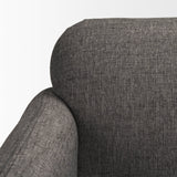 Hale Sofa W/ Medium Brown Wood and Gray Fabric from Mercana - Luna Furniture