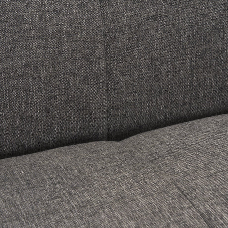 Hale Sofa W/ Medium Brown Wood and Gray Fabric from Mercana - Luna Furniture