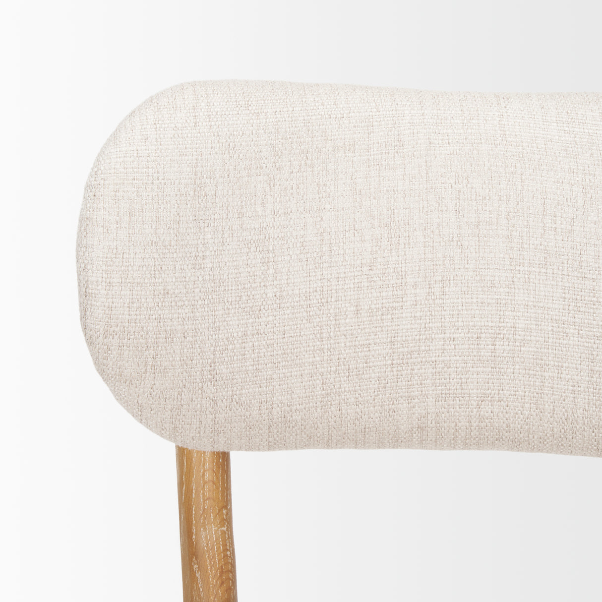 Owen Dining Chair W/ Medium Brown Wood and Beige Fabric, Set of 2 from Mercana - Luna Furniture