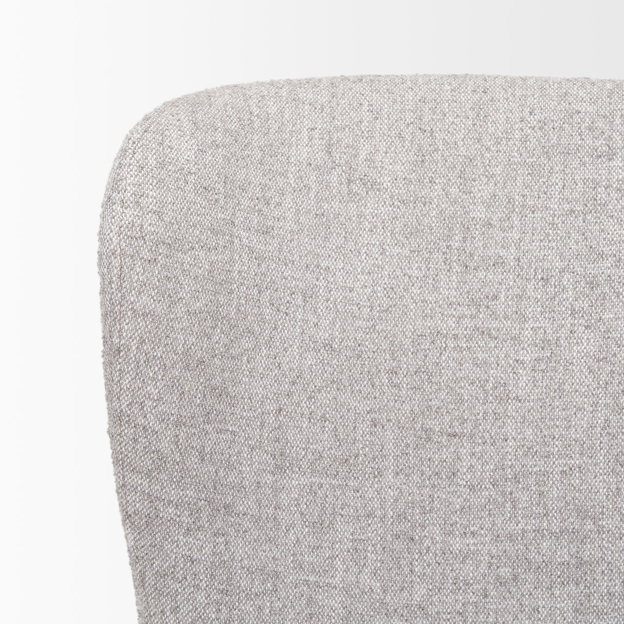 Hartt Dining Chair W/ Matte Black Metal Frame and Gray Fabric from Mercana - Luna Furniture