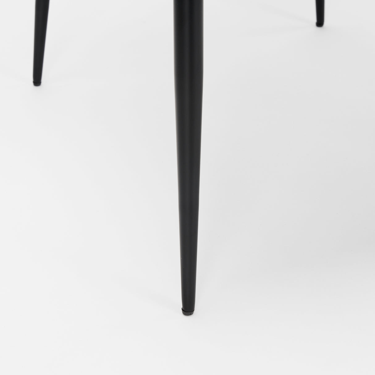 Hartt Dining Chair W/ Matte Black Metal Frame and Gray Fabric from Mercana - Luna Furniture