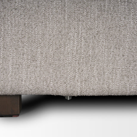 Halston Small Ottoman Light Gray Performance Fabric from Mercana - Luna Furniture