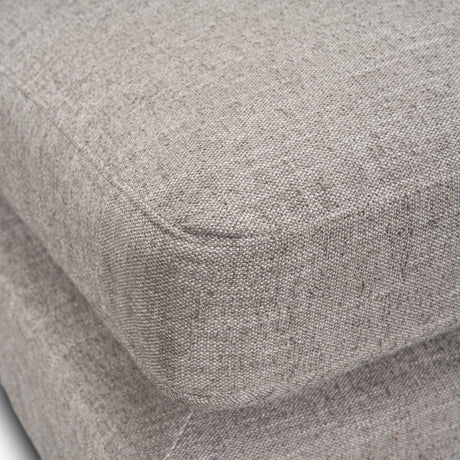 Halston Large Ottoman Light Gray Performance Fabric from Mercana - Luna Furniture