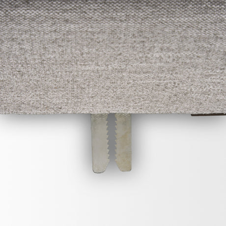 Halston Corner Light Grey Performance Fabric from Mercana - Luna Furniture