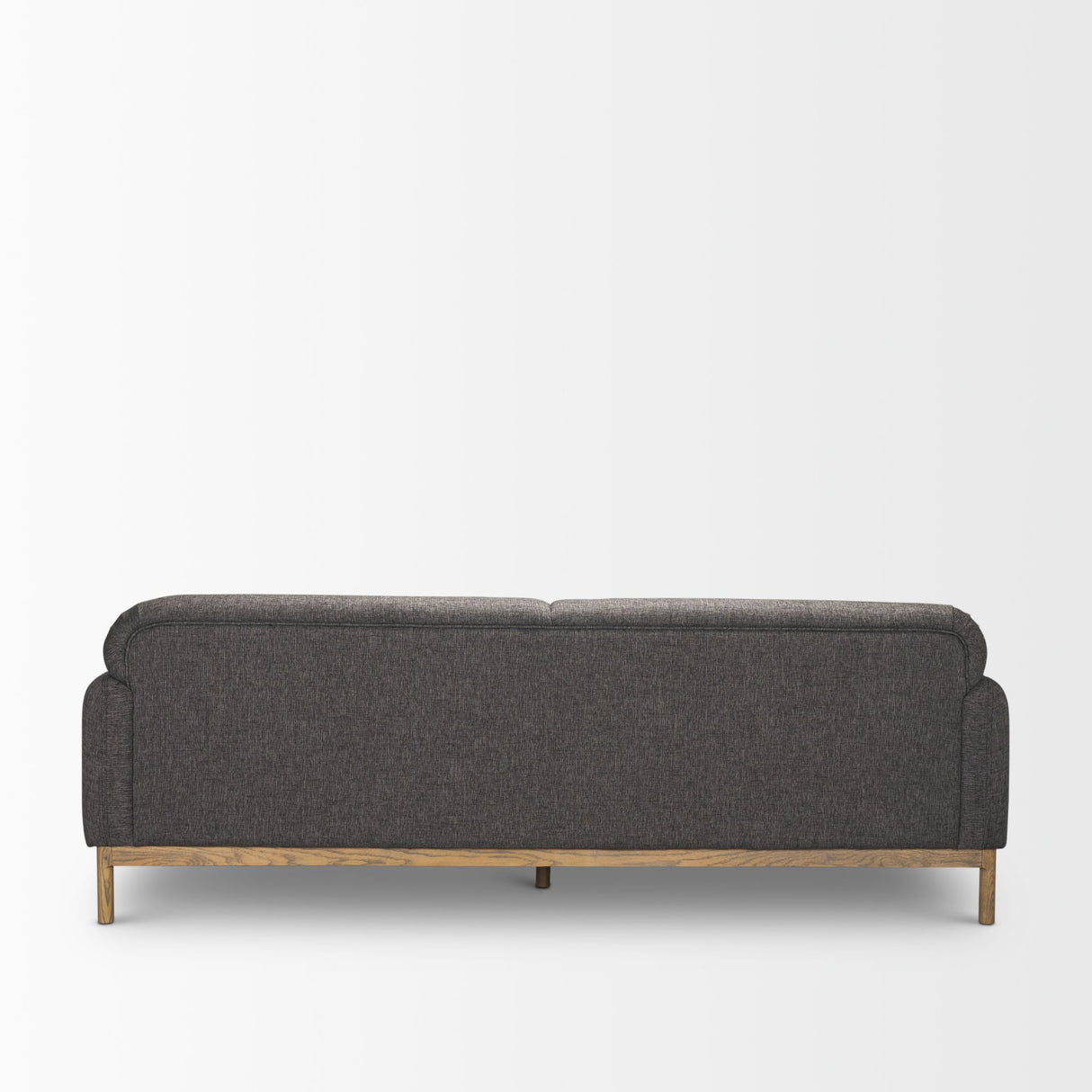 Hale Sofa W/ Medium Brown Wood and Gray Fabric from Mercana - Luna Furniture