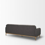 Hale Sofa W/ Medium Brown Wood and Gray Fabric from Mercana - Luna Furniture