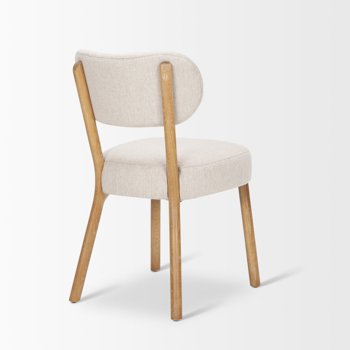 Owen Dining Chair W/ Medium Brown Wood and Beige Fabric, Set of 2 from Mercana - Luna Furniture
