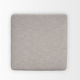 Halston Large Ottoman Light Gray Performance Fabric from Mercana - Luna Furniture