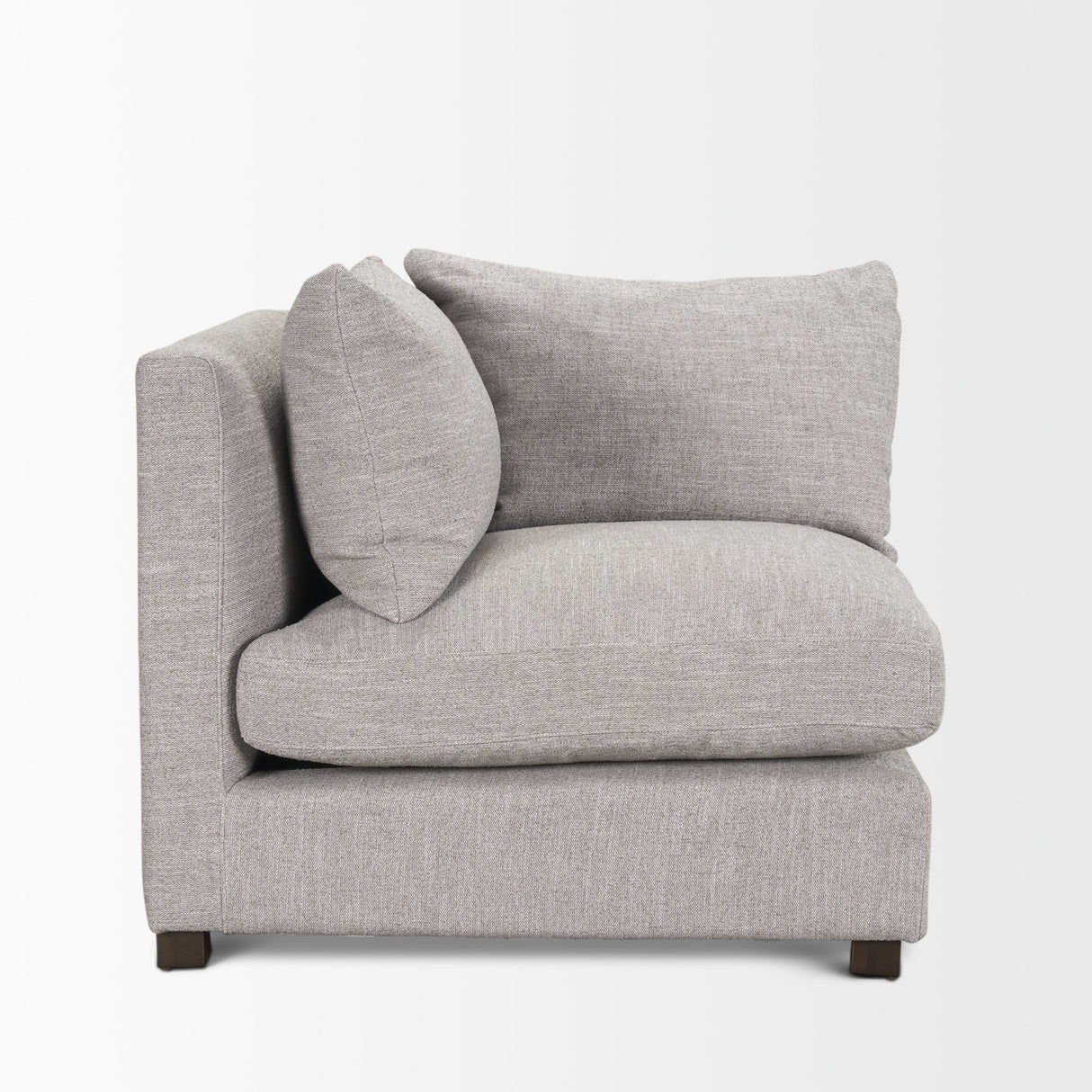 Halston Corner Light Grey Performance Fabric from Mercana - Luna Furniture