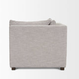Halston Corner Light Grey Performance Fabric from Mercana - Luna Furniture