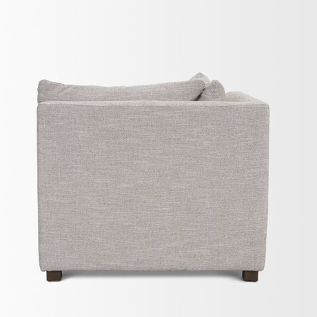 Halston Corner Light Grey Performance Fabric from Mercana - Luna Furniture