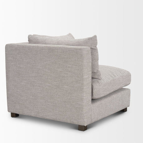 Halston Corner Light Grey Performance Fabric from Mercana - Luna Furniture