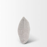 Halston Arm Pillow Light Gray Performance Fabric from Mercana - Luna Furniture