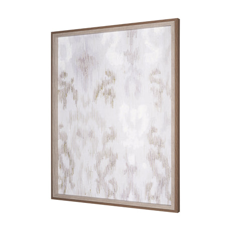 Ikat Patterns I by Silvia Krause a Hand Embellished Textured Framed Art Print from Mercana - Luna Furniture
