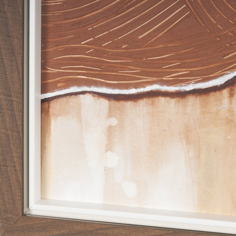 Red Rock View by Studio M a handmade Original Framed Artwork under Glass from Mercana - Luna Furniture