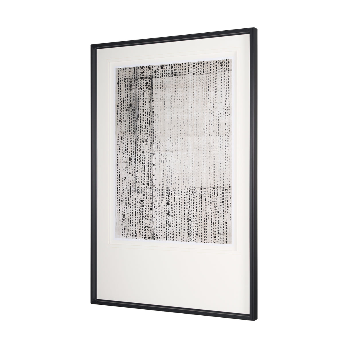 Dot Texture Tan III by Mercana Studio Hand Embellished Textured Framed Art Print Matted under Glass from Mercana - Luna Furniture