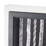 Woven Lines I by Mercana Studio a Hand Embellished Textured Framed Art Print from Mercana - Luna Furniture