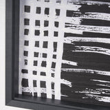 Woven Lines II by Mercana Studio a Hand Embellished Textured Framed Art Print from Mercana - Luna Furniture