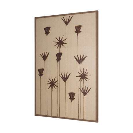 Spark I (Tan) by Mercana Studio a Hand Embellished Textured Framed Art Print from Mercana - Luna Furniture