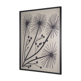 Simple Floral-Grow by Mercana Studio a Hand Embellished Textured Framed Art Print from Mercana - Luna Furniture