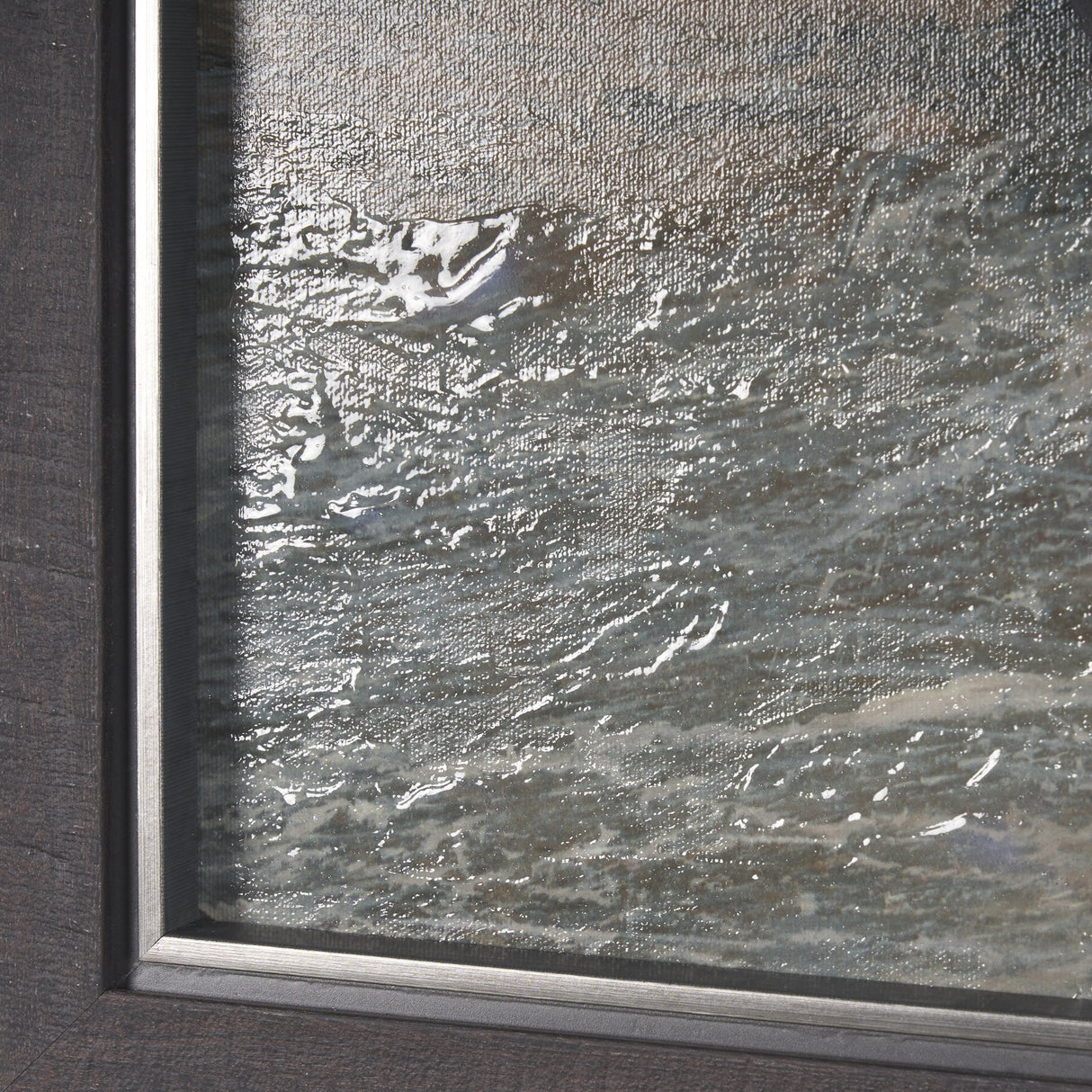 Cloudy Day I by Mercana Studio a Hand Embellished Textured Framed Art Print from Mercana - Luna Furniture