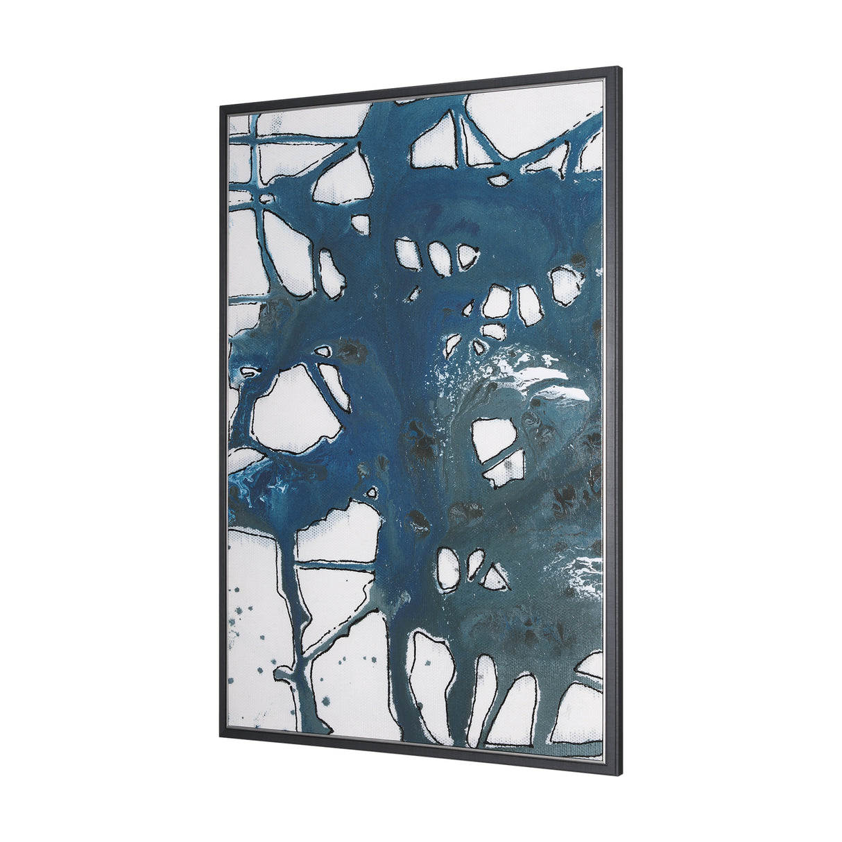 Tributary II by Mercana Studio a Hand Embellished Textured Framed Canvas from Mercana - Luna Furniture