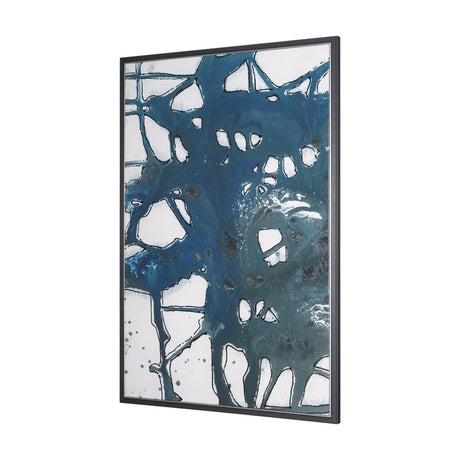 Tributary II by Mercana Studio a Hand Embellished Textured Framed Canvas from Mercana - Luna Furniture