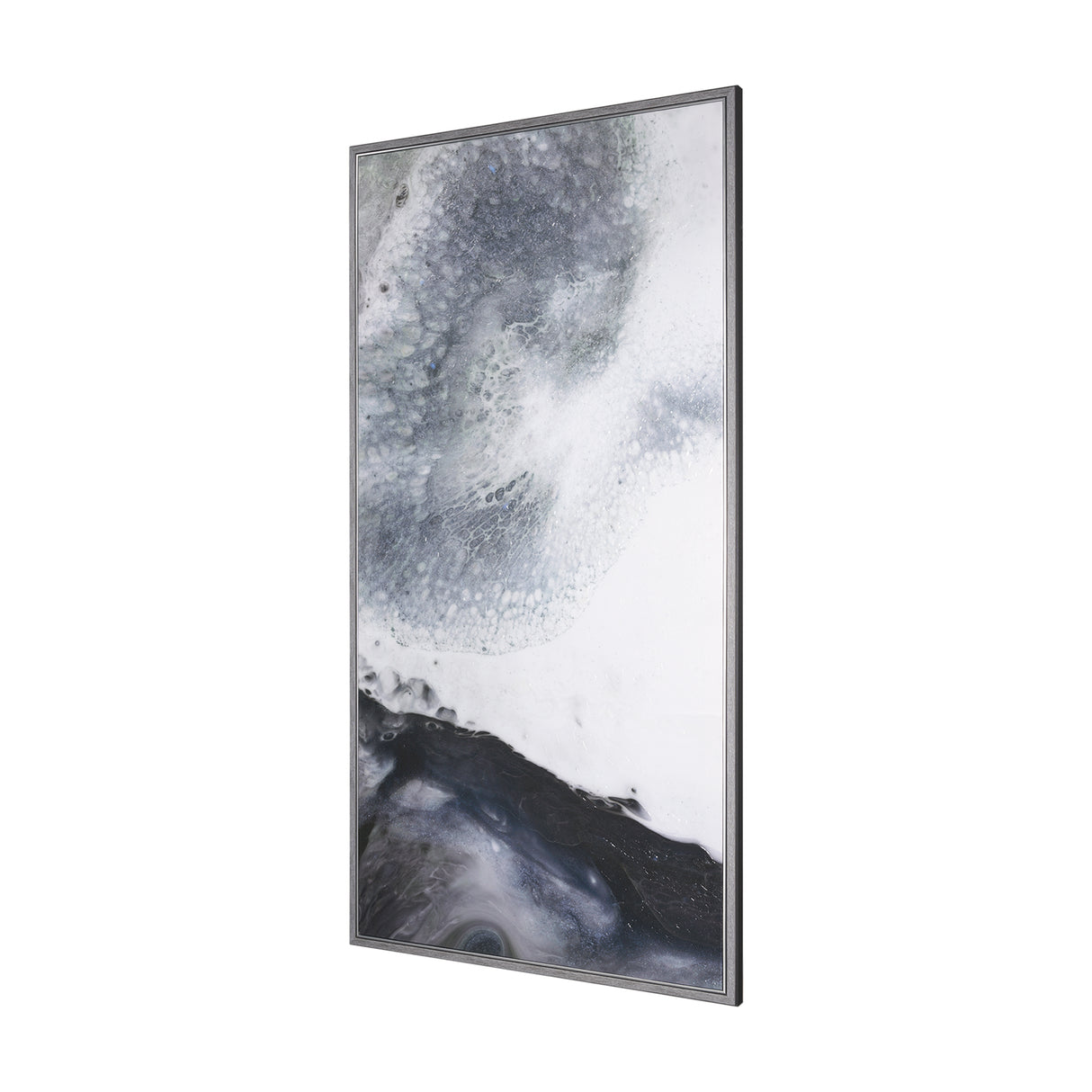 Storm Surge I by Mercana Studio a Hand Embellished Textured Framed Canvas from Mercana - Luna Furniture