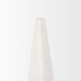 Pyramis White Rough Marble Obelisk 13" from Mercana - Luna Furniture