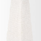 Pyramis White Rough Marble Obelisk 13" from Mercana - Luna Furniture