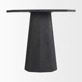 Maxine Hexagonal Black Wood Foyer Table from Mercana - Luna Furniture