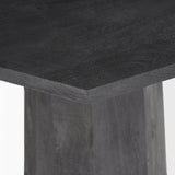 Maxine Hexagonal Black Wood Foyer Table from Mercana - Luna Furniture
