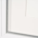 Random Lines Silver by Studio M a handmade Original Framed Artwork under Glass from Mercana - Luna Furniture