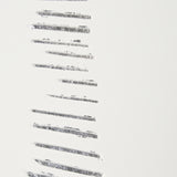 Random Lines Silver by Studio M a handmade Original Framed Artwork under Glass from Mercana - Luna Furniture