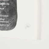 Random Lines Silver Flood by Studio M a Handmade Original Framed Artwork under Glass from Mercana - Luna Furniture