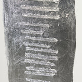Random Lines Silver Flood by Studio M a Handmade Original Framed Artwork under Glass from Mercana - Luna Furniture
